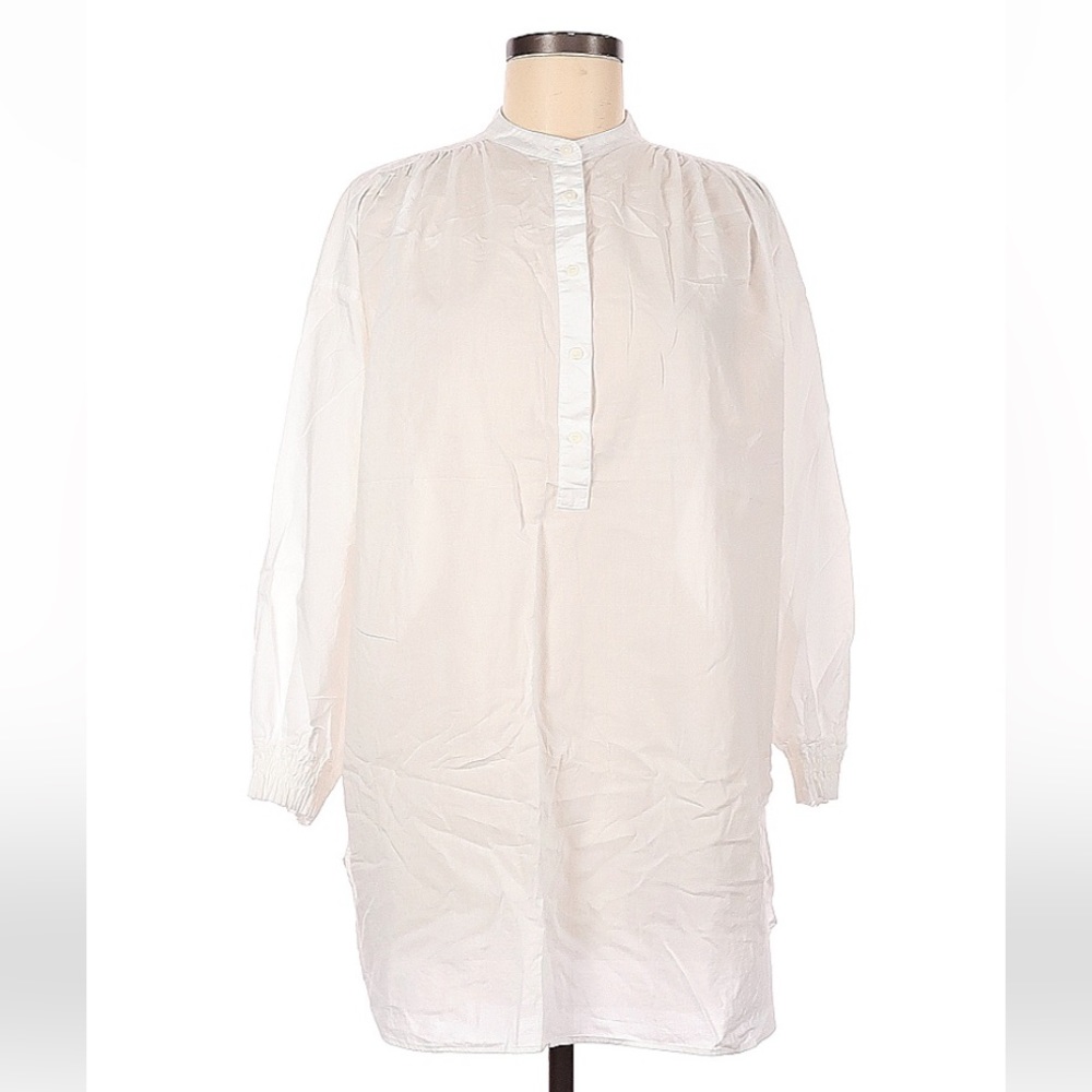 Uniqlo White Blouse dress